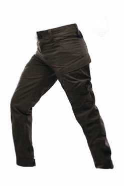 FOXY WAXED COTTON TROUSERS