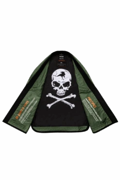 THRUDARK X REORG NQG GI -Thrudark NQGxReOrgGi Green Black JACKET OPEN