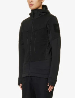 Centurion Hooded Stretch-woven Jacket 9 Centurion Hooded Stretch-woven Jacket -Thrudark R04119444 BLACK ALT02