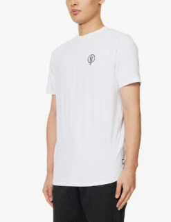 Force Drirelease Logo-print Stretch-woven T-shirt -Thrudark R04119448 WHITE ALT02
