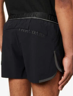 Force Velocity Logo-print Stretch-woven Shorts -Thrudark R04119453 BLACK ALT04