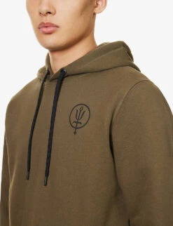 Vader Organic-cotton And Recycled-polyester-blend Hoody -Thrudark R04119459 GREEN ALT04