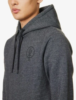 Vader Logo-print Cotton-blend Hoody -Thrudark R04119460 GREY ALT04