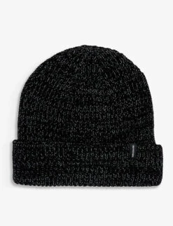 Sentry Brand-patch Wool-knit Beanie