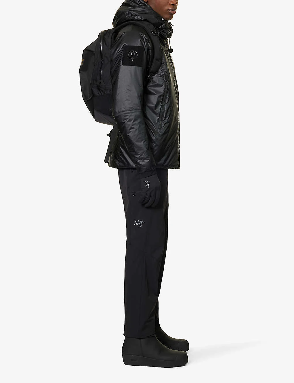 Engage Brand-patch Funnel-neck Padded Shell Jacket 4 Engage Brand-patch Funnel-neck Padded Shell Jacket - Image 2