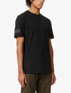 NQG Skull-print Organic Cotton-jersey T-shirt -Thrudark R04145633 BLACK ALT02