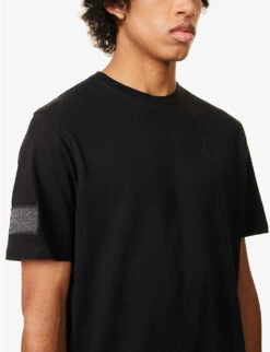 NQG Skull-print Organic Cotton-jersey T-shirt -Thrudark R04145633 BLACK ALT04