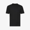 NQG Logo-print Organic Cotton-jersey T-shirt 1 NQG Logo-print Organic Cotton-jersey T-shirt -Thrudark R04145635 BLACK M