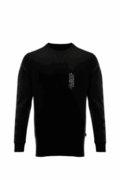 INSIGNIA LONG SLEEVE T-SHIRT - SNAKES & DAGGERS 9 INSIGNIA LONG SLEEVE T-SHIRT - SNAKES & DAGGERS -Thrudark Snake DaggerBlackL SFront